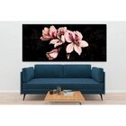Quadro Decorativo Grande Floral Rustic Flower - 100x70cm