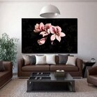 Quadro Decorativo Grande Floral Rustic Flower - 150x80cm