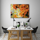 Quadro Decorativo Grande Floral Summer Flowers - 180x135cm