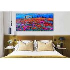 Quadro Decorativo Grande Flores Painting Of Poppy Field - 150
