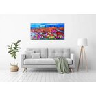 Quadro Decorativo Grande Flores Painting Of Poppy Field - 180
