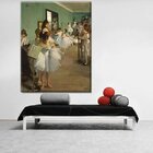 Quadro Decorativo Grande Impressionismo A Aula De Dança - Edg