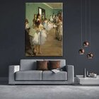 Quadro Decorativo Grande Impressionismo A Aula De Dança - Edg