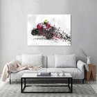 Quadro Decorativo Grande Moto Abstrato Motocicleta Desintegra