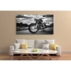 Quadro Decorativo Grande Motocicleta Retro - 150x100cm