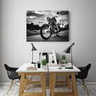 Quadro Decorativo Grande Motocicleta Retro - 200x120cm
