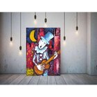 Quadro Decorativo Grande Música Violeiro - 100x70cm