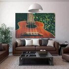 Quadro Decorativo Grande Musical Ukulelê - 200x120cm
