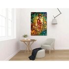 Quadro Decorativo Grande Músico Jazz Night - 120x80cm