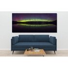 Quadro Decorativo Grande Paisagem Aurora Borealis - 100x70cm