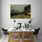 Quadro Decorativo Grande Paisagem Cidade Scotland - 180x120cm