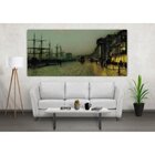 Quadro Decorativo Grande Paisagem Cidade Scotland - 180x120cm