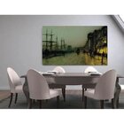 Quadro Decorativo Grande Paisagem Cidade Scotland - 180x120cm