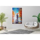 Quadro Decorativo Grande Paisagem Dia Dos Namorados Em Paris