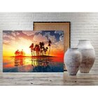 Quadro Decorativo Grande Paisagem Ilha Tropical - 100x70cm