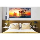 Quadro Decorativo Grande Paisagem Ilha Tropical - 180x135cm