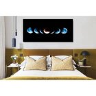 Quadro Decorativo Grande Paisagem Luas - 120x80cm