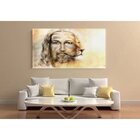 Quadro Decorativo Grande Religioso Jesus Leão - 180x135cm