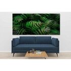 Quadro Decorativo Grande Vegetação Dark Leaves - 200x120cm