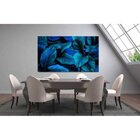 Quadro Decorativo Grande Vegetação Folhas Tons Azuis - 150x80