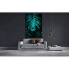 Quadro Decorativo Grande Vegetação Green Monstera Leaf - 180x