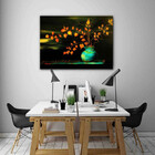 Quadro Decorativo Grande Vegetação Orange Leaves - 120x80cm