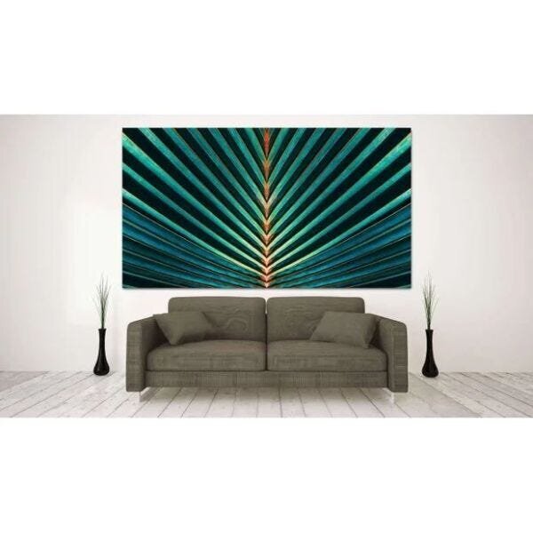 Quadro Decorativo Grande Vegetação Palm Tree - 180x120cm