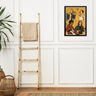 Quadro Decorativo Grandes Ícones Da Música 24x18cm Moldura Pr