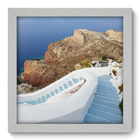 Quadro Decorativo - Grécia - 22cm X 22cm - 074qnmab