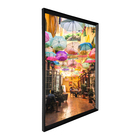 Quadro Decorativo Guarda Chuvas Preto com Vidro 100x80cm Arte Própria