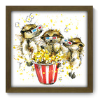 Quadro Decorativo - Guaxinim - 33cm X 33cm - 026qdhm