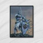 Quadro Decorativo Guerreiro Atleticano 45x34cm A3 (45 X 34)