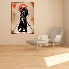 Quadro Decorativo Guerreiro Oriental