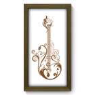 Quadro Decorativo - Guitarra - 19cm X 34cm - 054qdgm