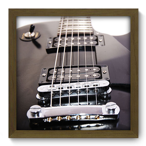 Quadro Decorativo - Guitarra - 33cm X 33cm - 059qdgm