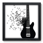 Quadro Decorativo - Guitarra - 33cm X 33cm - 099qdgp