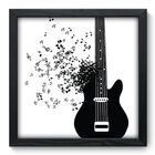 Quadro Decorativo - Guitarra - 33cm X 33cm - 099qdgp
