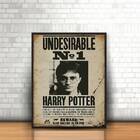 Quadro Decorativo Harry Potter Procurado 33x24cm Moldura:made