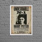 Quadro Decorativo Harry Potter Procurado 45x34cm - Com Vidro