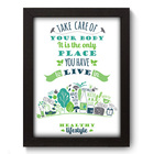 Quadro Decorativo - Healthy - 19cm X 25cm - 051qdrp