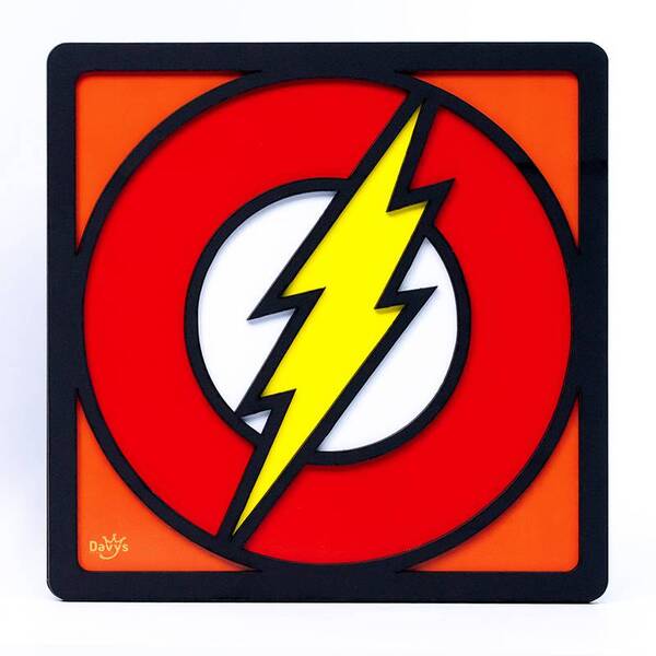 Quadro Decorativo Herói Flash