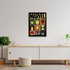 Quadro Decorativo Heróis Da Marvel 45x34cm A3 (45 X 34)