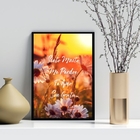 Quadro Decorativo Ho' Oponopono Mágico- Flores 33x24cm Moldur