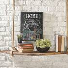Quadro Decorativo Home Sweet Apartment 45x34cm A3 (45 X 34)