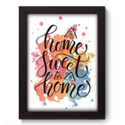 Quadro Decorativo - Home Sweet Home - 19cm X 25cm - 148qdrp