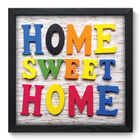 Quadro Decorativo - Home Sweet Home - 33cm X 33cm - 085qdrp