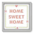 Quadro Decorativo - Home Sweet Home - 33cm X 33cm - 149qdrb