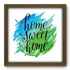 Quadro Decorativo - Home Sweet Home - 33cm X 33cm - 150qdrm