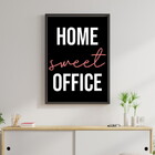 Quadro Decorativo Home Sweet Office 45x34cm A3 (45 X 34)