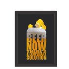 Quadro Decorativo Homer Simpson Beer Now There's A Temporary